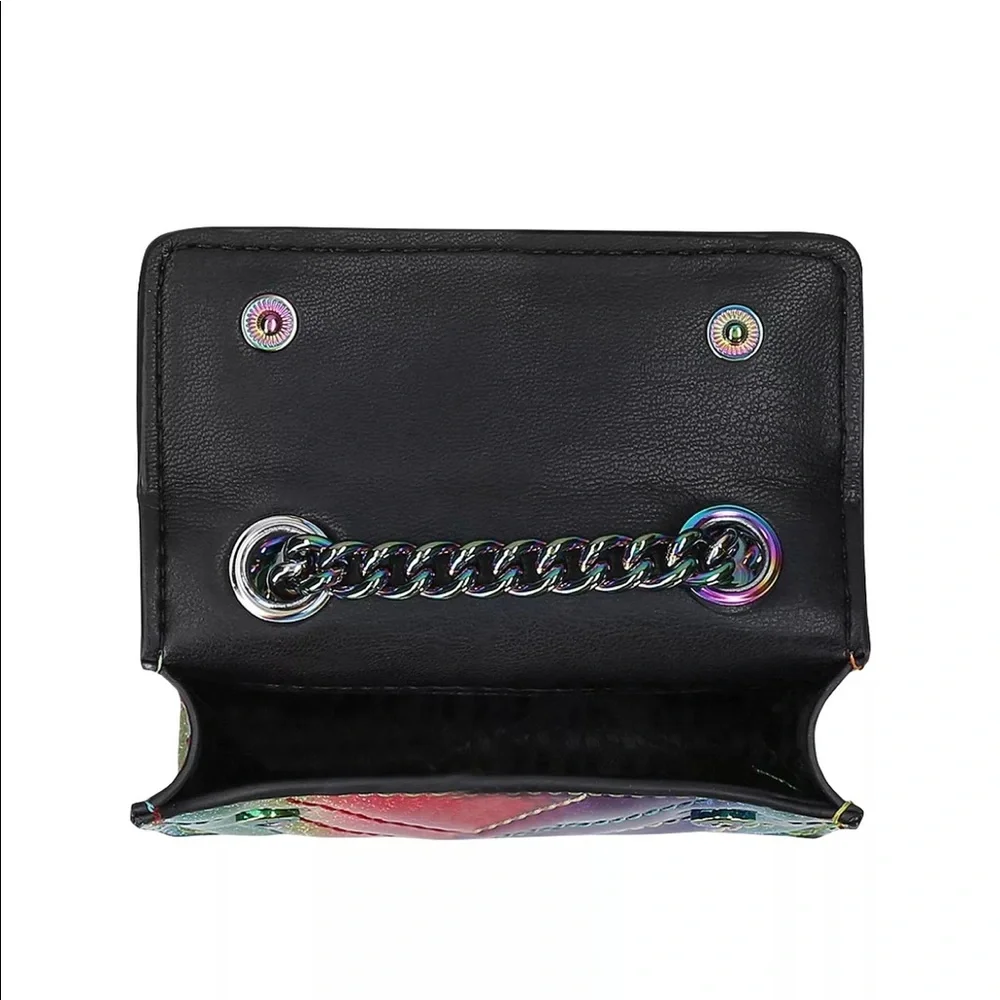NWT Kurt Geiger London Rainbow Micro Kensington Shoulder Bag - Picture 8 of 9